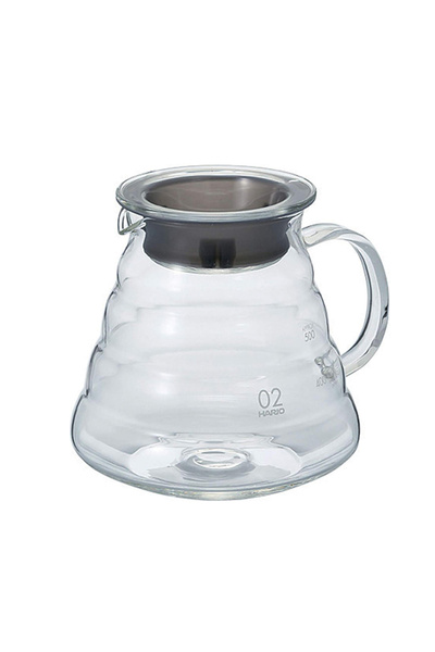 EHOME Glass Hand-brewed Coffee Pot Filter Cup Set Glass Cloud Pot Coffee Filter Drip Coffee Maker 600ml