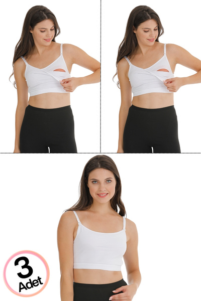 par lingerie pl Τριπλό Σετ Μισόφανελα Αθλητικά Μπλουζάκια Θηλασμού