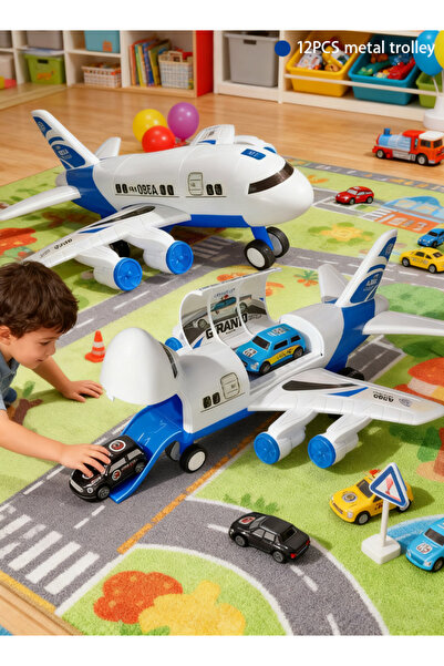 Generic طائرات سباق قابلة للتحويل، مجموعة من 12 قطعة من السيارات والطائرات ال...