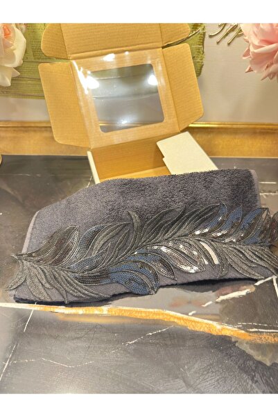 Verse & Reverse Mariva Siyah 30*50 Siyah Havlu Verse-reverse