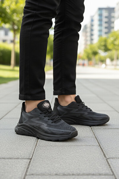 Scooter Black Lace-Up Non-Slip Sole Men's Outdoor Shoes M2015 m