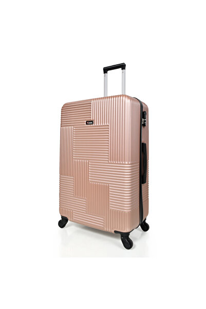 MORANO Hard-Side Luggage Set Lightweight 4 Double Wheeled Suitcase with Built-In Type Lock (Set of 3 Pcs)