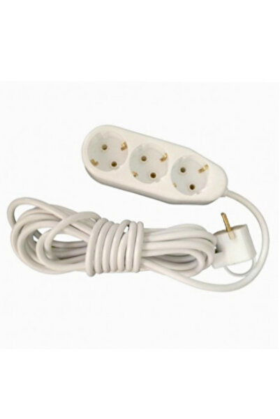 ElectroAZ Extension Cord 5m Ceramic 3 Sockets Protection