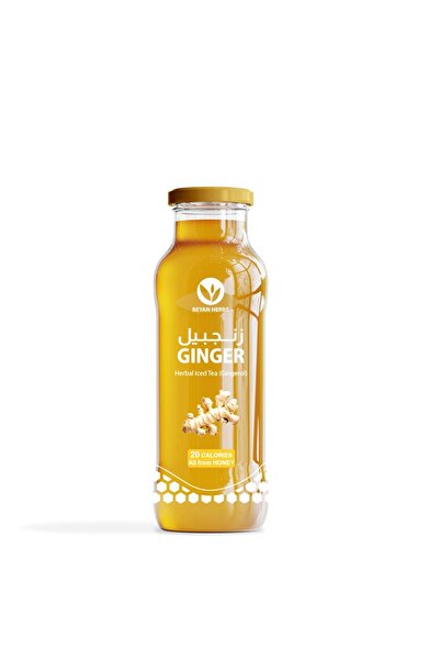beyan herbs Herbal Iced Tea,Natural Drink, 250 ML, Ginger Extract, Sweetened With Honey