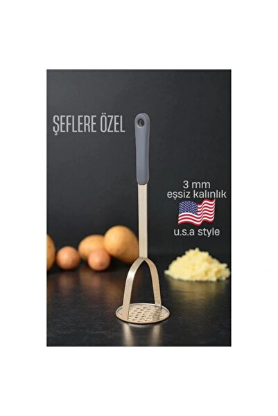 shopwave مطحنة بطاطس بسمك 3 مم 304 من الفولاذ المقاوم للصدأ، مطحنة بطاطس وبصل وبندق وأفوكادو