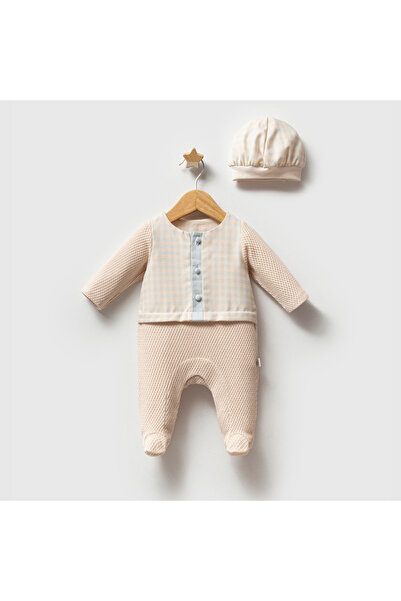 Tongs College Men's Jumpsuit with Hat Blue