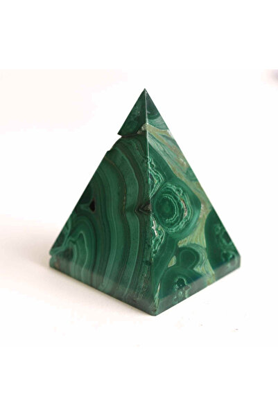 craftmystic Piramidă de malachit Î 5,1-6,4 cm Lățime 4,6-4,9 cm 166-201 gr - ...