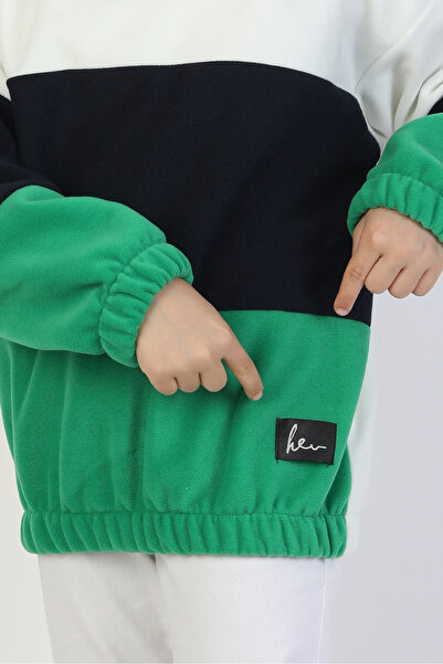 kinderos Hooded Elastic Children's Fleece Sweatshirt