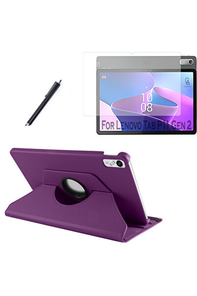 Coolacs Lenovo Tab P11 2.Nesil 11.5 inç TB-350FU Dönebilen Standlı Tablet Kıl...