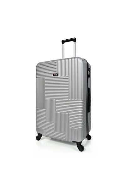 MORANO Hard-Side Luggage Set Lightweight 4 Double Wheeled Suitcase with Built-In Type Lock (Set of 3 Pcs)