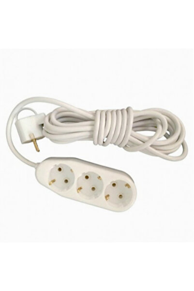 ElectroAZ Extension Cord 5m Ceramic 3 Sockets Protection