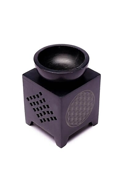 OEM Essential Oil Diffuser Lamp with Sacred Flower of Life Design - Aromatherapy & Home Decor