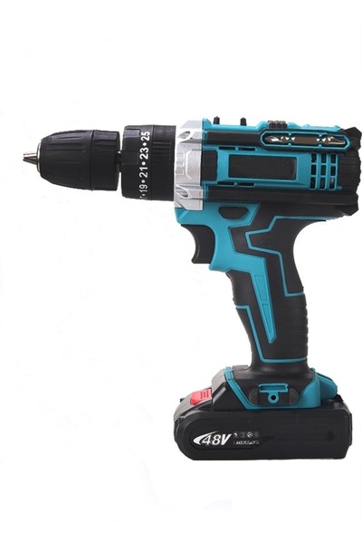 WAKYME مصدر طاقة للمثقاب اللاسلكي، مجموعة مثقاب لاسلكي مع بطارية ليثيوم أيون ...