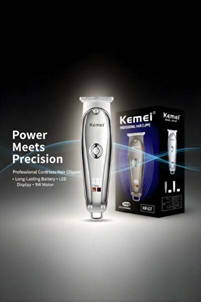 Kemei Cordless Hair & Beard Trimmer – Rechargeable Men’s Groomer