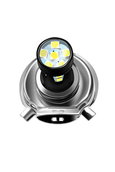 EHOME Automotive LED Fog Lights 9003/H4 3030 18SMD High-Brightness Anti-Fog Lights Motorcycle Headlights