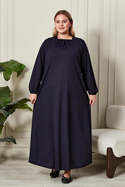 Ferace Women's Plus Size Square Neck Dress