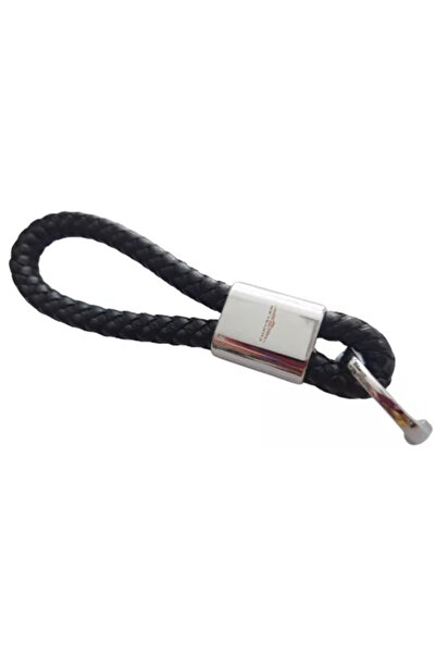 Chrysler Μεταλλικό μπρελόκ με πλεγμένο δέρμα και έμβλημα