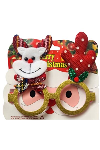 parti sürprizi New Year's Party Colorful Deer Glasses 1 Piece