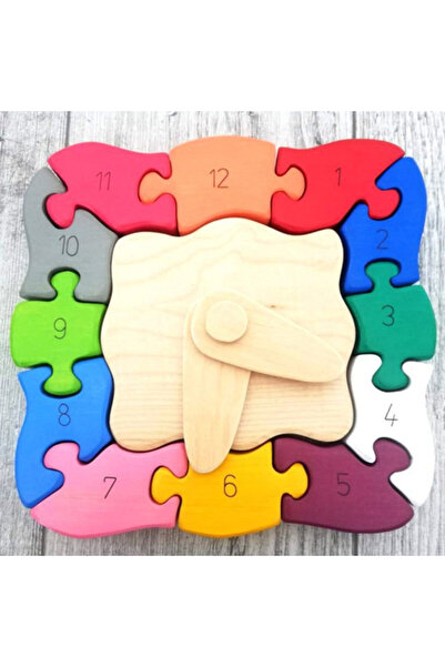 OEMN Handmade Wooden Clock, 13 pieces