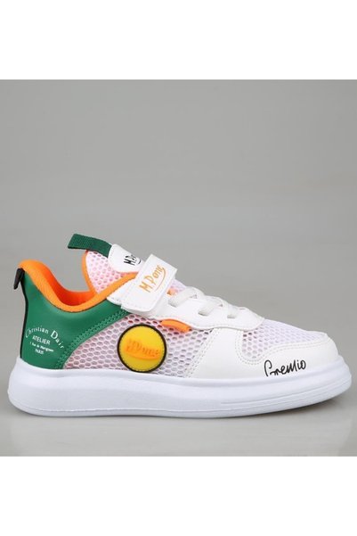 MP ONE 251-3405 Sports Shoes F.-White-Yellow - 32