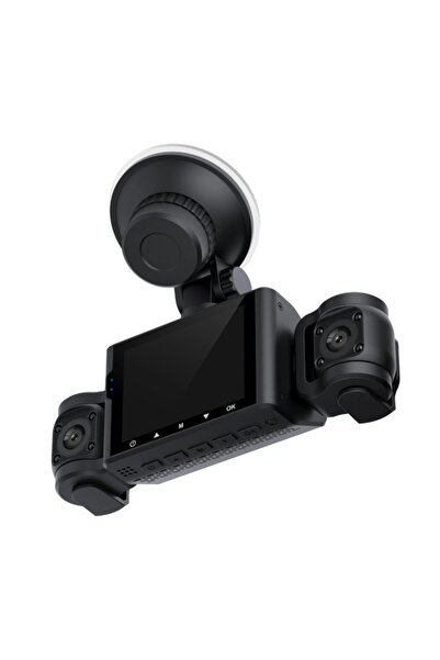 OEM Car Dash Camera EM-S7 4 Lens 360° View Full HD 1080p 13x5 cm IPS Screen Night Vision WiFi