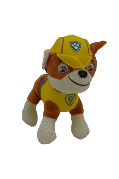 OEM Плюшена играчка Paw Patrol, герой от Rubble, 20 см, многоцветна