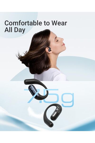 Acefast AceFit Air Open-Ear Headphones Bluetooth 5.4, 32H Playtime, IP54