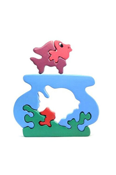 OEMN Wooden Aquarium Puzzle, 5 pieces