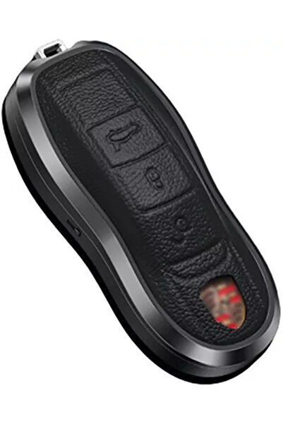 Vtk Black aluminum key case Porsche (Cayenne 958, 911, 996, Macan, Panamera 997, 944, 92)