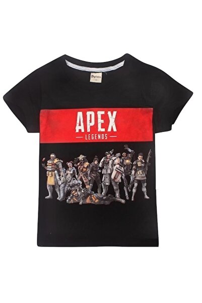Apex Legends Kids T-Shirt, Characters, 8-9 years, Black