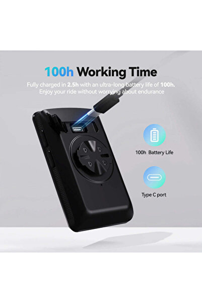 CYCPLUS M3 GPS Bike Computer – Wireless Cycling Speedometer with Bluetooth