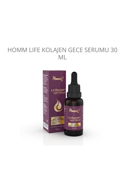Homm Bitkisel HOMM LIFE KOLAJEN GECE SERUMU 30 ML