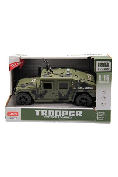 Ceren Sesli ve Pilli Askeri Araç 1:16