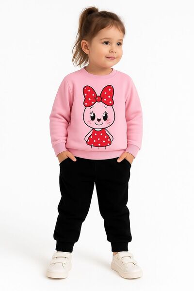 tny kids collection Printed 2-Ply Lycra Bottom and Top Girl's Double Set