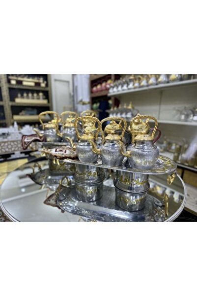 Nakheel Package: 3 Dallahs, 3 Jugs, Tray