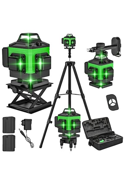 stuffix Laser level, self-leveling, 16-line set, green, compact size