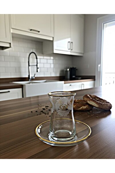 DECOSTYLE Paşabahçe Heybeli Tea Set 12 Pieces