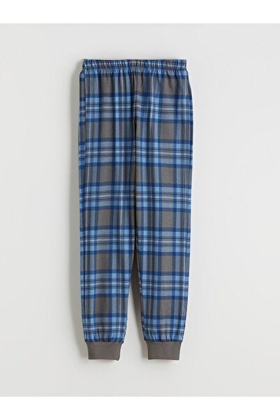 LC Waikiki Lcw Kids Elastic Waist Plaid Boys' Pajama Bottoms
