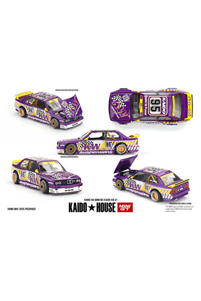 mini gt Kaido House 1:64 Bmw M3 Kaido Kw V1 – Collectible Model Car with Openable Hood (Khmg194)