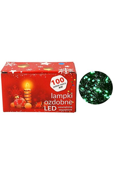 supershop Christmas Installation, 100 LEDs, Green 10 Meters