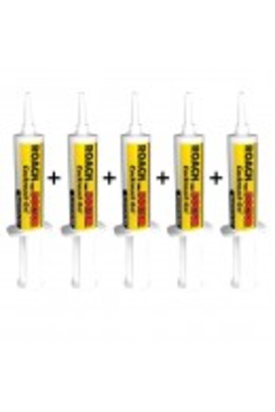 Roach Expert SET 5x Roach Doctor - Powerful Kitchen Cockroach Insecticide with Dosing Syringe
