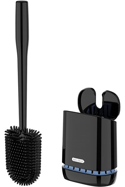 MR.SIGA فرشاة المرحاض مع حامل - شعيرات مرنة متينة، قابلة للتثبيت على الحائط، ...