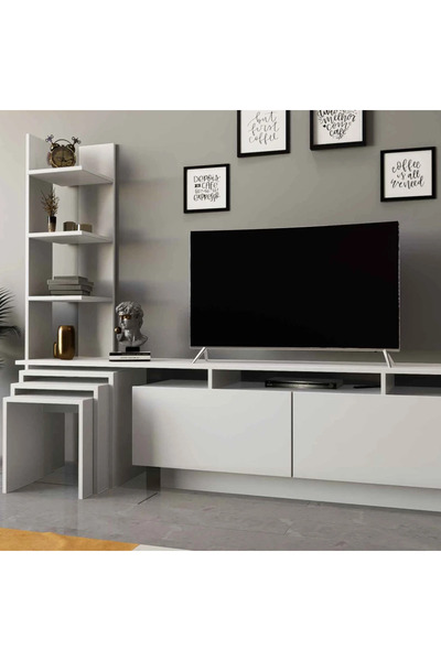 Stylish Home Modern white table set - SH06