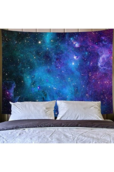 Generic Lahasbja Galaxy Starry Sky Blue Nebula Tapestry Wall Hanging for Living Room & Dorm