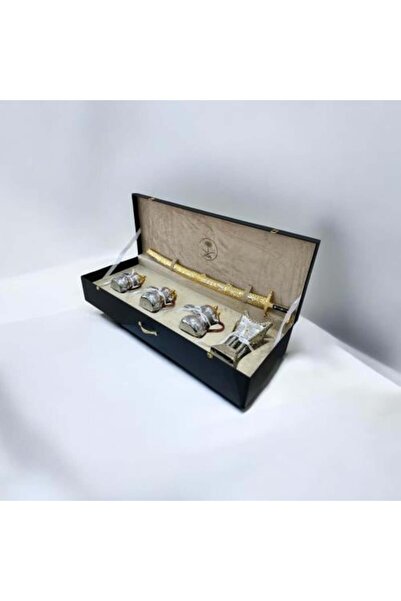 Nakheel صندوق دلال + مبخرة + سيف أسود