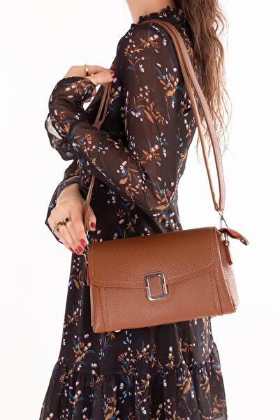 Gondol Women's Daily Small Shoulder Bag Vp.732 Tan