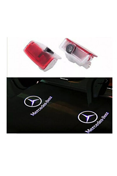 Led Light Alex Set de 2 stopuri uși cu logo Mercedes