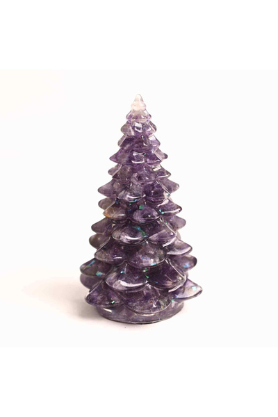 craftmystic Figurină Bradut cu Ametist - Calm și Protecție Spirituală