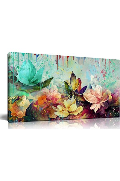 Emoda home Trove لوحة جدارية بحرية بمقاس ١٢٠×٦٠ سم - لوحة قماشية لسلحفاة بحري...