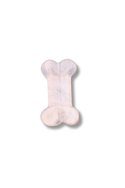 craftmystic Figurină din os de cristal - cuarț roz, 30 mm